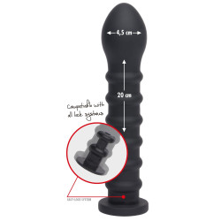 Hidden Desire Gode Easy-Lock Ribbed 19 x 4cm